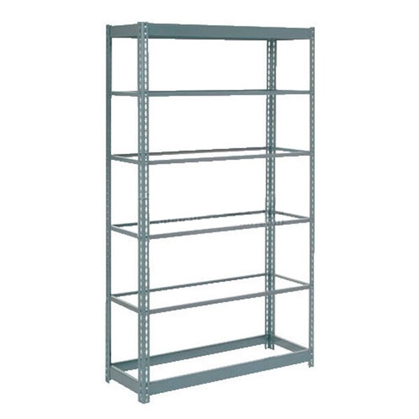 Global Industrial Boltless Heavy Duty Shelving 48W x 24D x 84H, 6 Shelves, No Deck 790CP17 - main
